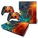 Produktbild Haodasi Vinyl Körper Schutz Cover Sticker Aufkleber Skin Decal #0788 für Microsoft Xbox One X Konsole and Controllers (2017 Veröffentlicht)