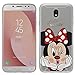 Produktbild VCOMP Silikonhülle TPU transparent Ultrafein Muster Zeichentrick- Jolie Thema Weihnachten für Samsung-Galaxy J7 (2017) SM-J730F/ds/ J7 (2017) Duos J730F/ds - Minnie Maus
