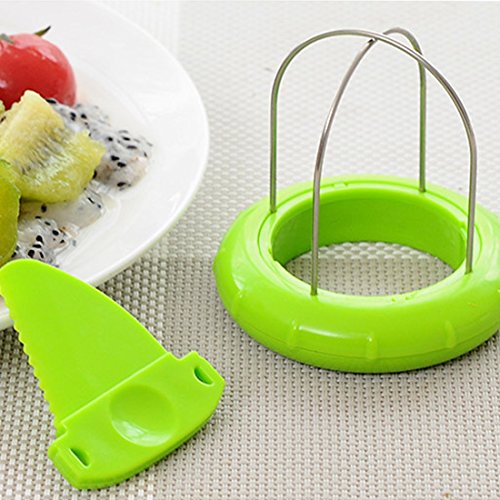 Packung mit 2, Kiwischäler Splitter Kiwifruit Fruchtschalen Separator Peeler Obstmesser Werkzeuge - 5