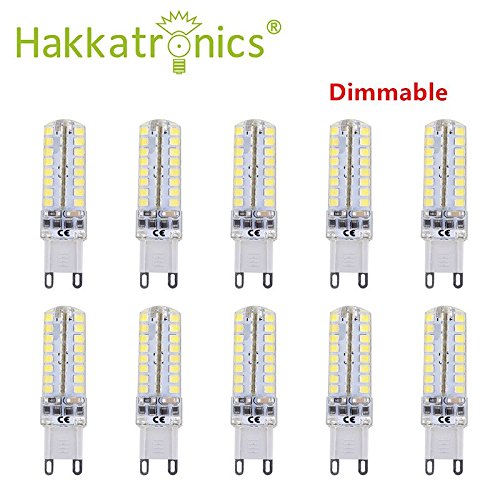 spécifications Hakkatronics® 10X G9 Ampoule LED 4W Lumière LED 64 SMD 2835LED Light Bulb Blanc Friod 350LM Lampe LED AC200-240V