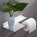 CEINTER Toilettenpapierhalter ohne Bohren Selbstklebender 3M Kleber Papierhalter WC Rollenhalter, Aluminium