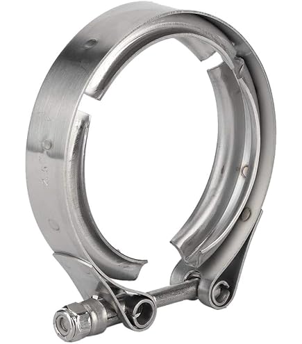 SYH&AQYE V-Band Klemmensatz Edelstahl 304, 2 Zoll (51 Mm) – Für Autoauspuffrohre, Einfache Installation, Robust