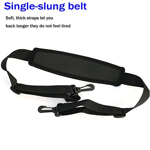 DCCN 15 Zoll / 15,6 Zoll Laptoptasche Neopren Notebooktasche mit Zubehörfach und Schultergurt - 5