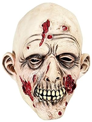 P'TIT CLOWN - 12882 - Masque Adulte Latex Intégral Mort Vivant - Taille Unique