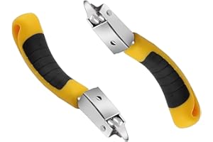 Wjelet Heavy Duty Stapler Remover Tool, Upholstery Staple Remover Tool, Staple Extractor for Office School, Indoor Furniture Floor Wooden Case 2 Pcs