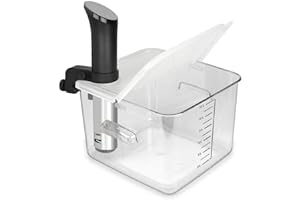 everie aufklappbare Scharnier Sous Vide Container Deckel für anova, Culinary Präzision Herdarten Plastic lid for Rubbermaid container Corner mount for Anova
