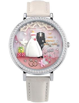 Didofà 3D Damen-Armbanduhr Analog Quarz DF-1047