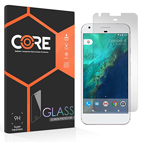 Google Pixel Screen Protector - Core Premium Tempered Glass Protect Google Pixel (5.0") 9H Hardness, Super Thin 0.3mm, High Definition, Easy Bubble-Free Application. [Lifetime Warranty]