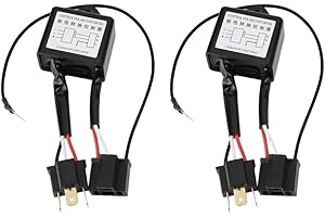 Yctze 2pcs polarité inversée, Alliage LED convertisseur négatif Adaptateur d'interrupteur de commutateur commutateur Polaire négatif polarité inversée pour H4