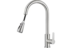 DIDARENBA Grifo cocina extraible fregadero acero inoxidable monomando agua fria y caliente grifos cocina fregadero extraible grifo de cocina extraible grifo extensible cocina grifo extraible cocina