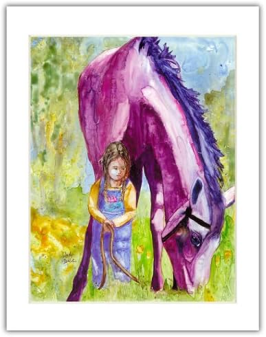 Rainbow Card Company Matted Print, 11 by 14-Inch - Banjo