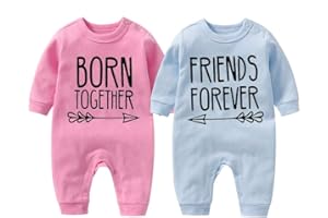 culbutomind Dziecięce śpioszki, body dla chłopców i dziewczynek, najlepsi przyjaciele na zawsze, zabawny prezent dla dziecka, zabawna odzież dla niemowląt