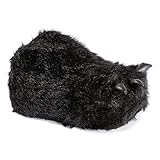  Funslippers Zapatillas Animales Peluche Invierno Suela Goma Duradera Calientes Casa Oso Zarpa Garra Monstruo Mujer Ninos Nina Negro S 36/38 EU