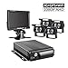 Produktbild GISION 4G / GPS / WIFI 4CH AHD SD Karte Mobile DVR, PC / Telefon 1080P Fernüberwachung mit 4Pcs 2.0MP Kameras, 1pcs 7 Zoll VGA Monitor für LKW-Sicherheit