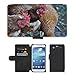 Produktbild PU LEDER LEATHER FLIP CASE COVER HÜLLE ETUI TASCHE SCHALE // M00135047 Hens Domestic Birds Legehennen // Samsung Galaxy S3 S III SIII i9300