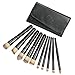 10 PCs Makeup Brushes, JstBest Professional Cosmetic Tool Kit w/ Gift Box