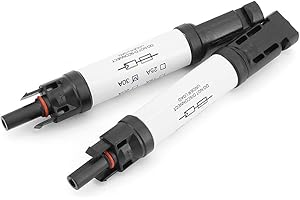 Bemodst M-C-4 Solar Panel Connector Built-in Fuse, 10A/ 20A/ 30A DC 1000V Male/Female Solar Energy Panel PV Connectors Cable Coupler Combiner for Solar Panels, Photovoltaic Systems (30A)