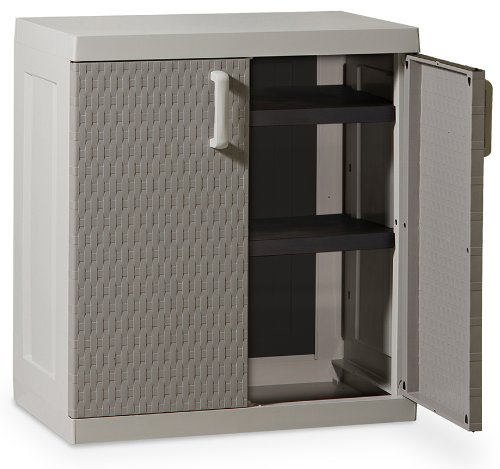Toomax Kunststoffschrank Rattan Line XL, Grau - 2