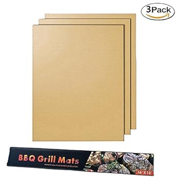 Qh Shop Grillmattebbq Grillmatten Antihaftbeschichtung Zum Grillen Und Backen Fr Elektrogrill Gasgrill Wiederverwendbar Sgs Fda Genehmigt 5 Packungen