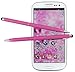 Produktbild 2X Pink Stylus Pen Eingabestift mit Kugelschreiber Kompatibel mit Huawei P Smart 2019, Motorola G7 Plus, Honor View 20