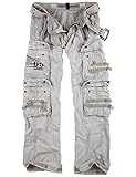 Weiter & bequemer Schnitt Surplus Royal Traveler Trousers, royalwhite, 3XL