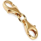 XS Verschluss Aus 925 Sterling Silber - 24K Vergoldet, Perfekt Für Armbänder & Ketten