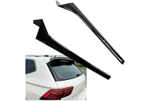COJJ Auto Heckscheibe Spoiler Wing Heckspoiler Für Tiguan R-Line 2017-2022 Kofferraum Spoiler 1Paar Abs Seitenflügel Seitenspoiler Auto Dekoration Zubehör