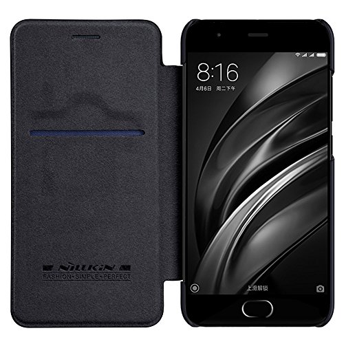 XiaoMi Mi6 Funda SMTR Calidad premium PU Cubierta Funda cuero funda flip Ultra Delgado para XiaoMi Mi6- negro reviews XiaoMi Mi6 Funda SMTR Calidad premium PU Cubierta Funda cuero funda flip Ultra Delgado para XiaoMi Mi6- negro