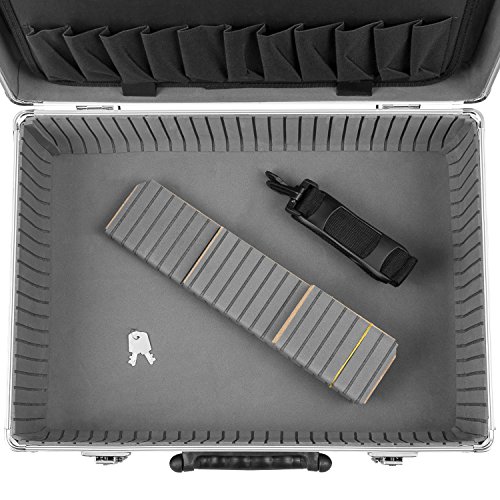 Alukoffer Werkzeugkoffer Werkzeugkiste VARO – variable Einteilung + Tragegurt - 6