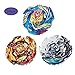 Produktbild JIENI Beyblade Burst Starter - Beyblade Burst 3 Set Gyro (3 Kreisel + 3 Launcher) - Kreatives Geschenkspielzeug - Pädagogisches Spielzeug - Kampfkreisel - ( B127-B12801-B85 )