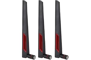3PCS High Gain Router Antenna, SMA 8DBi Interface Dual Band Antenna, RG178 Pure Copper Cable, Wireless LAN Antenna and WiFi R