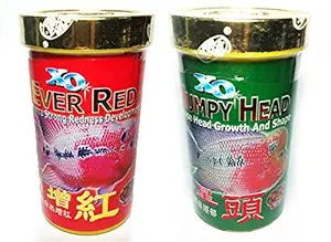 Ocean Free Humpy Head and Red Flower Horn Fish Food (100 g, Medium and Large)