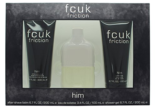Fcuk Friction Eau De Toilette Spray Gift Set for Him