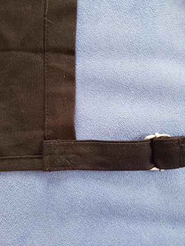 Kirando’s Profi Grillschürze – Küchenschürze – beste Qualität und saubere Verarbeitung – 100% reine, feste Baumwolle mit 200g/m2 – garantiert ohne entflammbares und statisch anziehendes Polyester – 71cm x 85cm – bordeaux – Versand ab Amazon Lager - 4