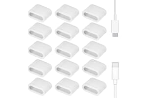 HQRKOTM 15 pezzi tappi antipolvere usb c, tappi antipolvere USB-C in plastica, antipolvere, copertura del cavo dati, protezione antipolvere del cavo di ricarica, tappi di copertura per USB di