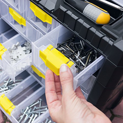 Prosperplast Werkzeugkiste Schubladen Koffer, 1 Stück, Multicase NS601 - 3