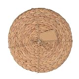 bajo plato mimbre alquiler Con un diámetro de 30 cm, estas alfombrillas son perfectas para platos normales.