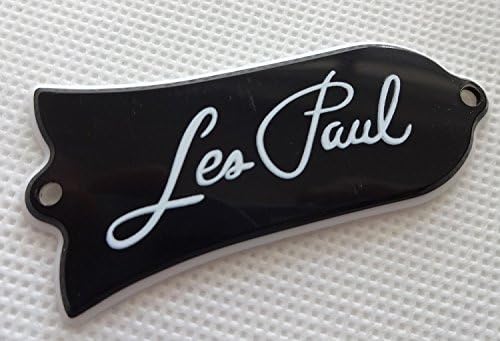 Quality Les paul bell shaped"Les Paul" truss rod cover 2ply black