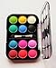 SAFFRON ELECTRIC EYES PALETTE EYE SHADOW PALLETTE WITH MIRROR