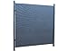 Produktbild Prime Tech Poly-Rattan Sichtschutz / Zaun, Einzelelement 180 cm in schwarz