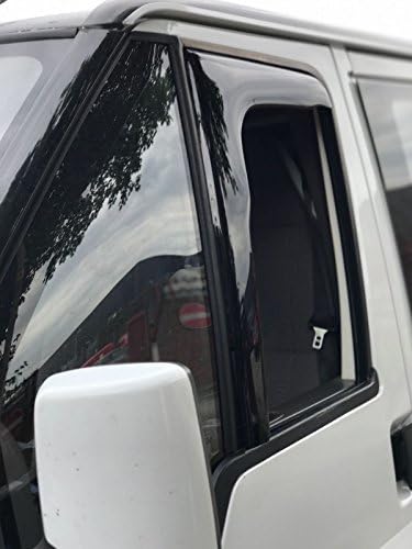 L shape pair of front window wind &amp; rain deflectors for Ford Transit mk6 year 2000 to May 2006