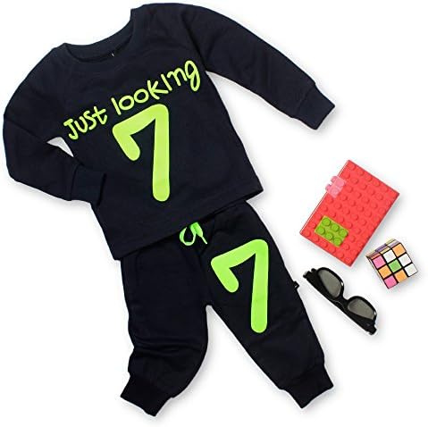 Toddler Baby Boy Girls Sweatshirt Top+Pants Outfits Tracksuits Sport Suit