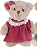 Produktbild Barbara Bukowski Teddybär Aurora im rosa Kleid
