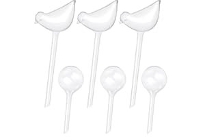 Haishell 6 Pack Plant Watering Bulbs Plastic Self-Watering Balls Bird Shape Watering Globes Drip Device Automatic Watering System,for Indoor & Outdoor Plants Flowers