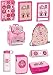 Produktbild 10tlg. Eule Schulranzen Set+Federmappe+Brotdose+Federtasche+Sportbeutel+Flasche EDEL 2016