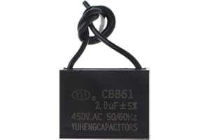 fatteryu CBB61 450V 1/2/3/4/5/6/10 condensador de arranque de motor de ventilador de techo