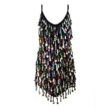 Colorful Copper Ballroom Salsa Samba Rumba Tango Rhythm Latin Dance Dress