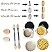 CINEEN 2 Box Mirror Nail Glitter Powder, Gold Silver Pigment Powder Nail Art Chrome, Shinning Nail Mirror Powder, Glitter Dust Powder Tip Decoration Nails Art, Beauty Makeup Cosmetics Tools Kit with 2Pcs Sponge Stick