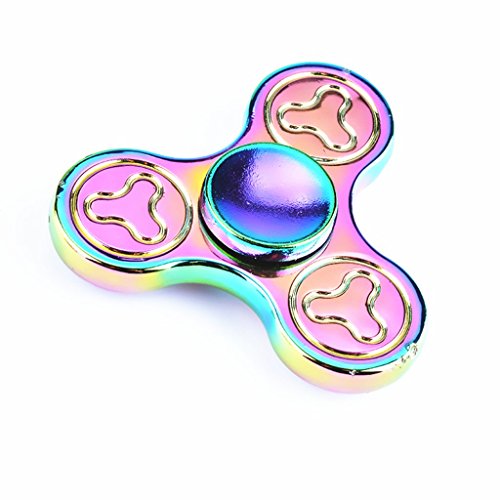 Hand Spinner Multi Style Fidget Toy High Speed Work Fun Ultra Durable Finger Toy ADHD Focus Anxiety Stress Relief Toy for Killing Time by JUYOU (B)