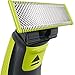 Philips QP2520/25 OneBlade with 3x stubble combs in Lime Green and Charcoal Grey